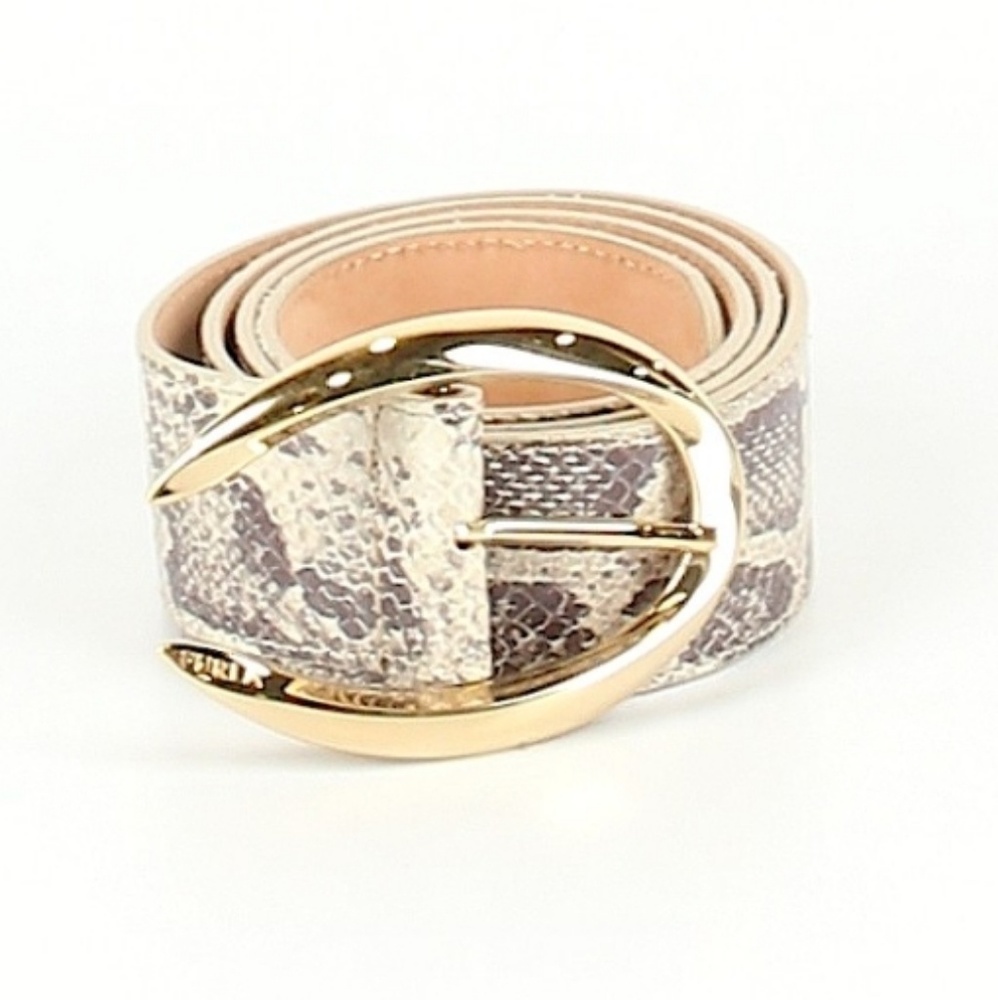 Furla Snake Print Belt